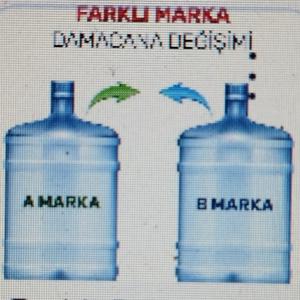 farklı marka damacana degişim